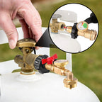 Highly Rated Propane Refill Elbow Adapter with Tank Indicator