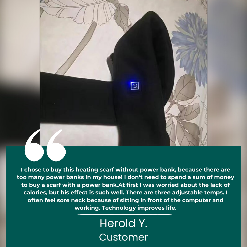 WarmFlex™ Heated Wrap for Neck | Heated Scarf for UK Winters