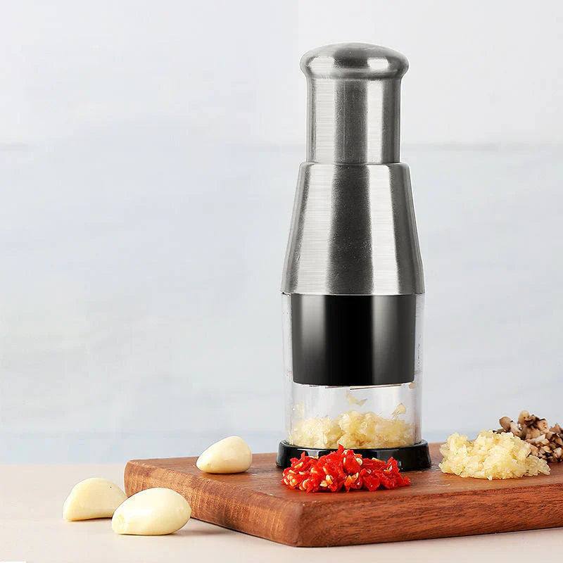 Multifunctional Garlic And Vegetable Chopper – Stainless Steel Cutter For Fast Chopping