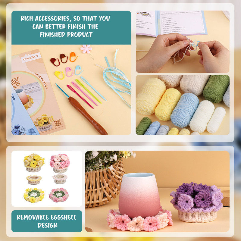 Bloom - Creative DIY coasters for color and style in your home!