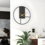 Aurum | Large Wall Clock Modern Black 40 cm Minimalistic