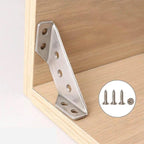 Universal Stainless Steel Furniture Corner Connectors (10 pieces)
