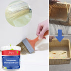 Transparent waterproof adhesive