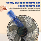 Double-Sided Fan Cleaning Brush with High-Density Bristles