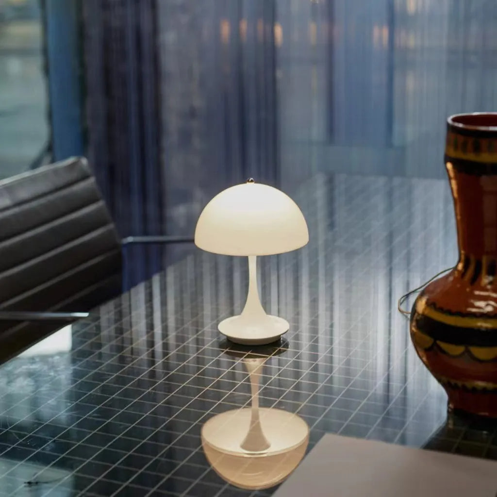 Elegant Wireless LED Table Lamp with Dimming Function