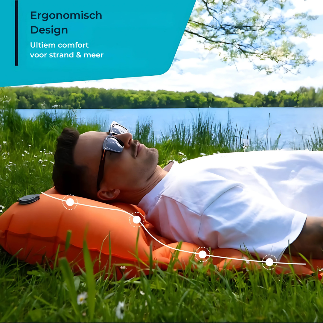 AirLite Self-Inflating Sleeping Mat – Lightweight, Compact & 10 cm Thick Comfort
