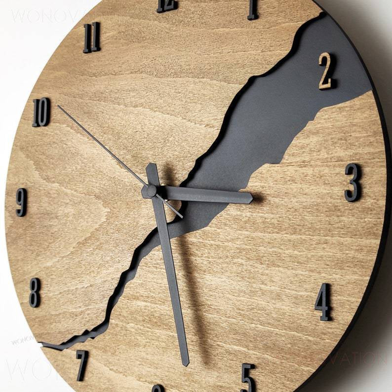 Luxury Wood Wall Clock - Timeless Design for Every Interior