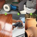 Wool polishing disc