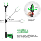 Gripping tool with adjustable angle arm