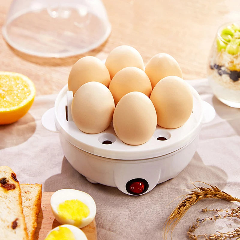 Electric Egg Cooker & Steamer – Compact Multifunction Device For Perfect Eggs And Steamed Food