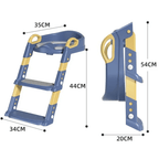 Ergonomic potty trainer for safe toilet fun