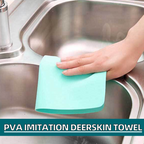 Reusable absorbent cleaning cloth