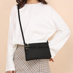 Multilayer Nylon Crossbody Bag