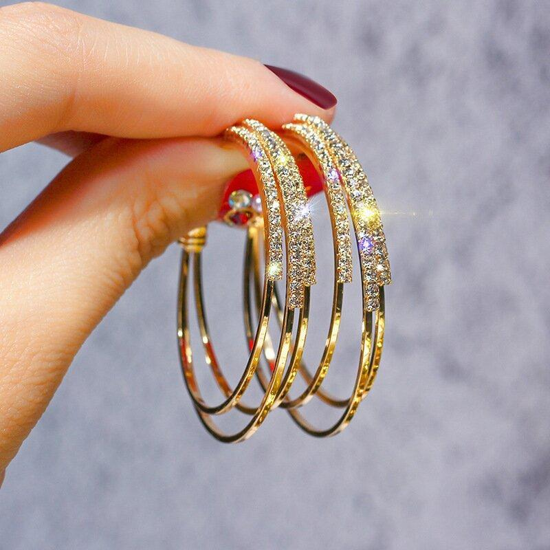 Shining Diamond Earrings