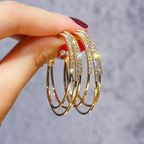 Shining Diamond Earrings