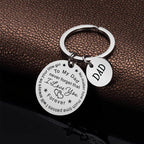 To my Dad/Mom keychain (Dad/Mom pendant)