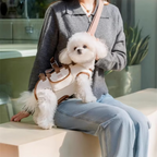 Multi-Function Pet Harness and Carrier Backpack for Small Dogs and Cats