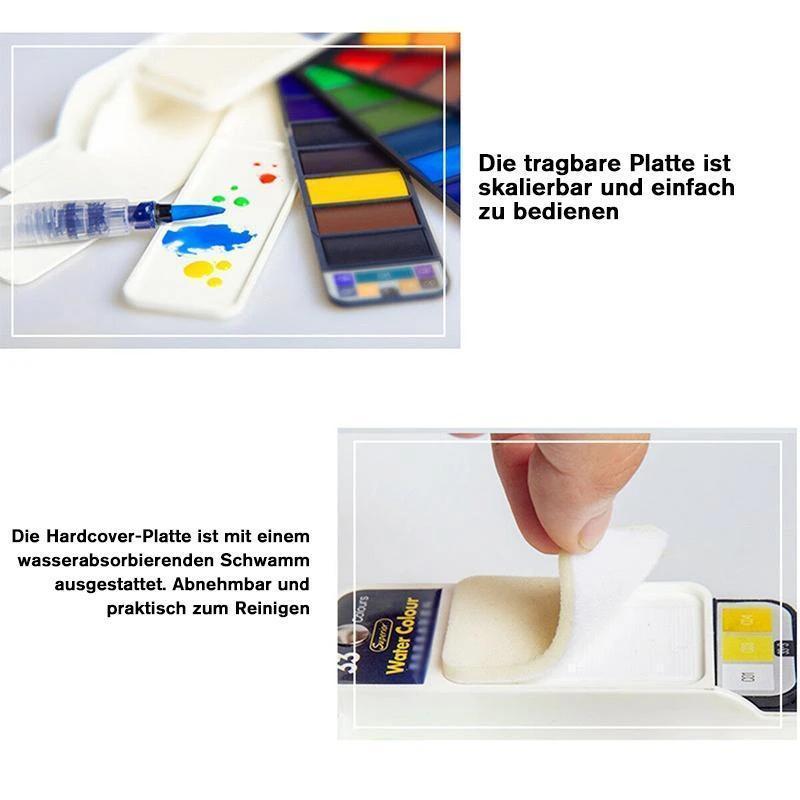Solid Gouache Pigment Palette