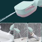 4-Mode Handheld Pressure Showerhead with Pause Switch
