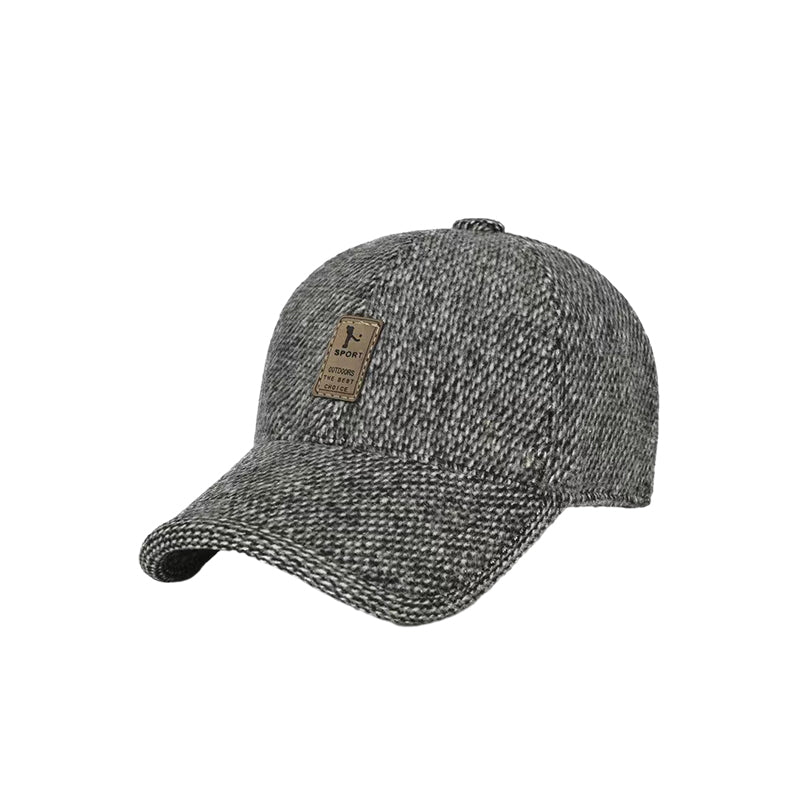 Winter baseball cap with ear protectors