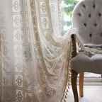 Rhombus Plaid Diamond Pattern Curtain