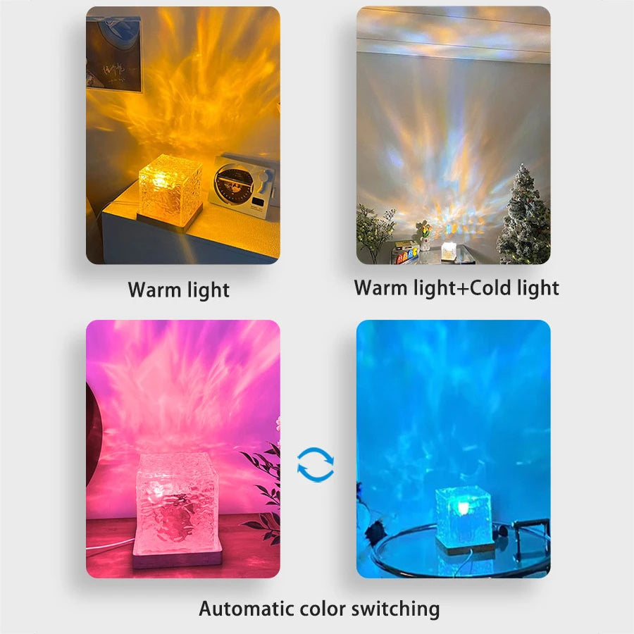 Aurora Northern Lights Lamp – Create a Magical Northern Lights Experience in Your Home with Stunning Light Effects