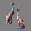 Minimalist Cat Sculpture Duo for Modern Decorative Accents