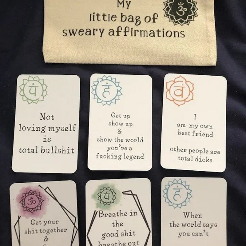 Funny Affirmation Card Gift Made of Coated Paper