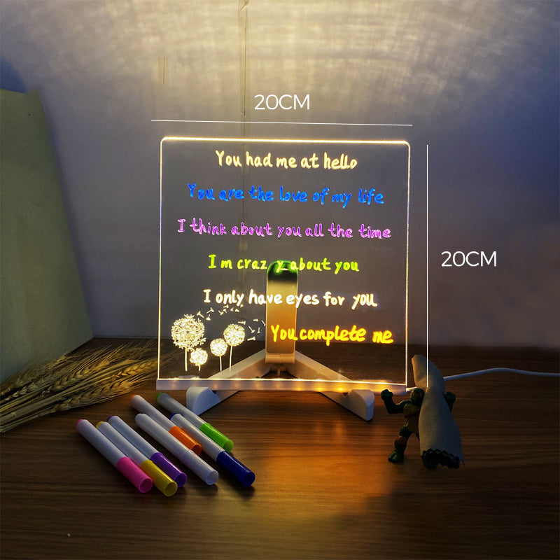 LED-Whiteboard with Colors