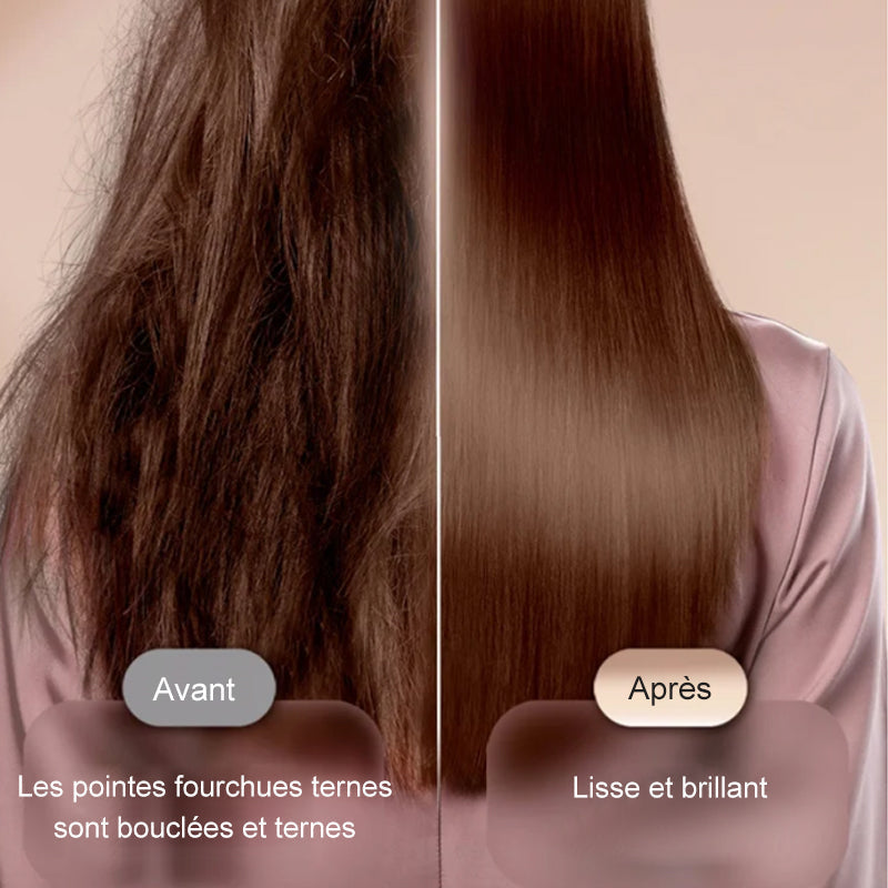 Straightening brush for hair