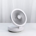Rechargeable Foldable Desktop Fan, with Four Modes, Night Light and Adjustable Angle, for Study, Sleep, Work and Outdoors