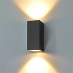 Modern Outdoor Wall Lamp LED Black