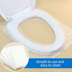 50 PCS Transparent Disposable Toilet Pads