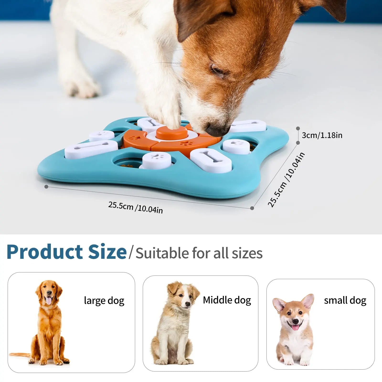 Interactive Dog Puzzle Feeder