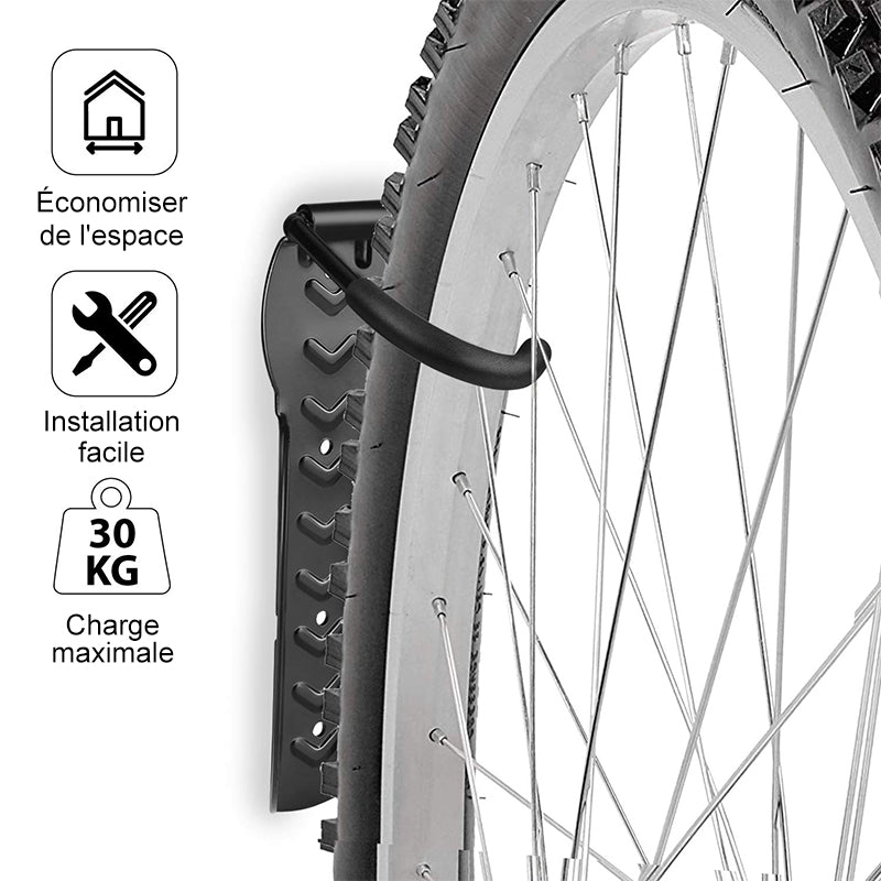 Support for bike carrier adjustable wall mounting