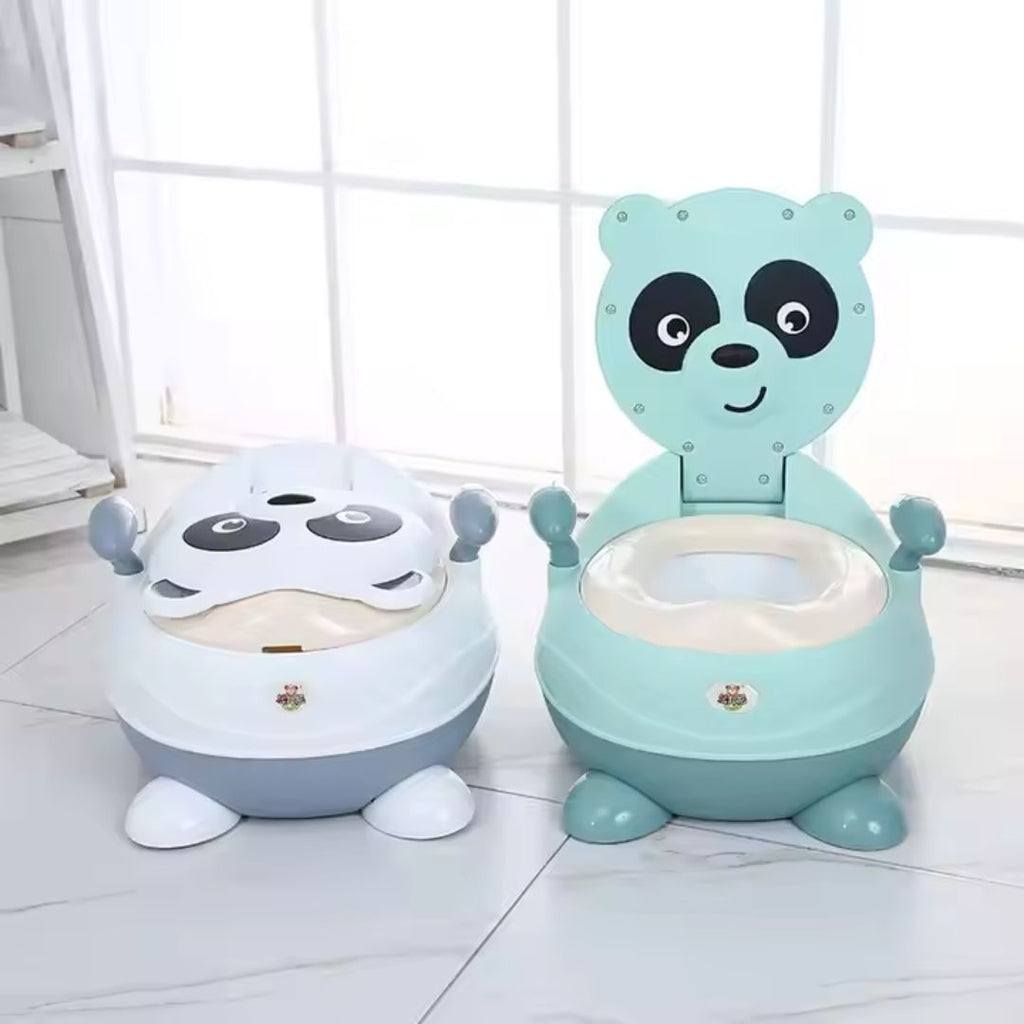Potty chair for children in panda shape – Soft baby potty with PU seat