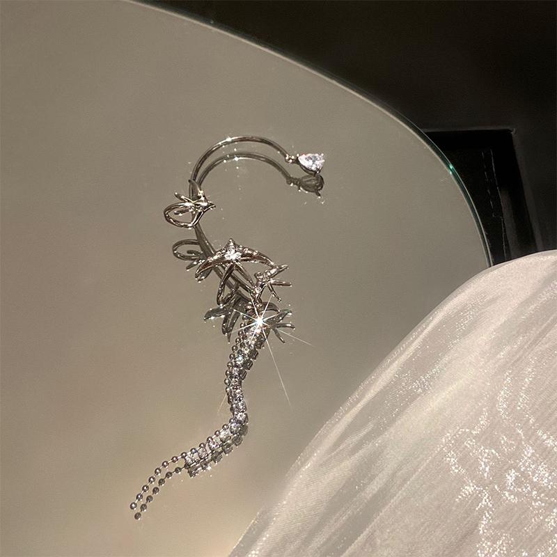 Rhinestone Swallow Earrings