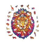 Wooden Lion Puzzle
