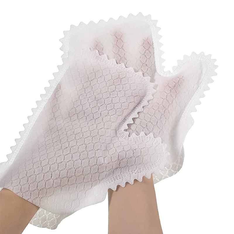 Fish scale cleaning dust gloves