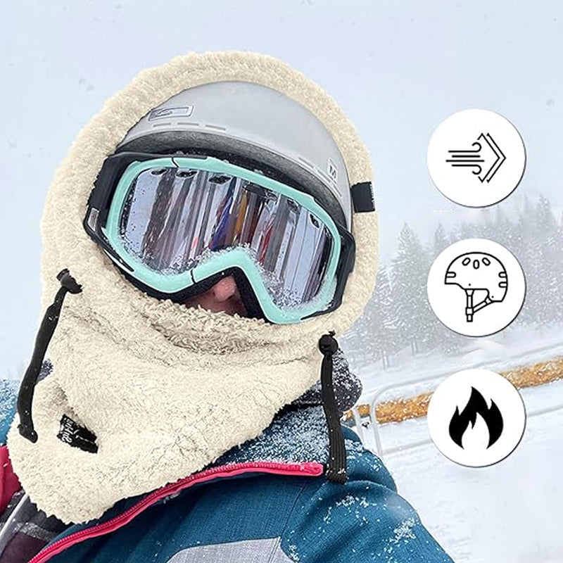Warm Plush Bike Cap