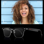 Wireless Headphones Anti-Blue Light Glasses