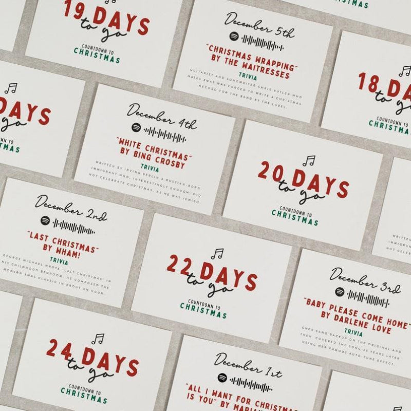 Movie/Film Trivia Christmas Advent Calendar - Christmas Gift