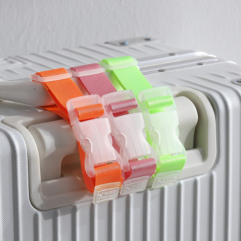 Luggage carrier clip buckle