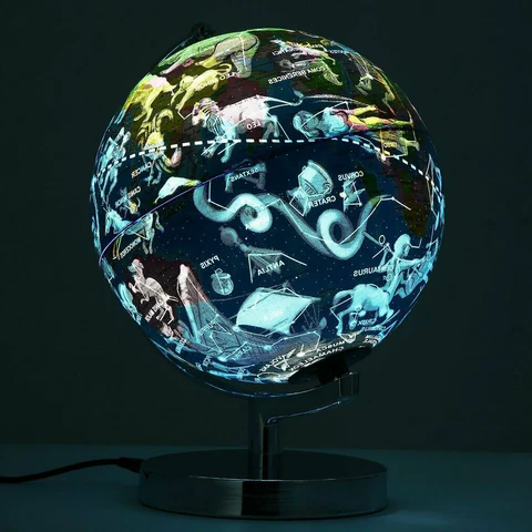 World Globe Led Constellation Map & Night Light