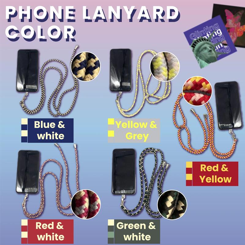 Universal detachable mobile phone nylon strap