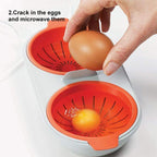 Double Microwave Egg Cooker
