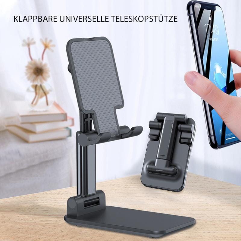 Foldable or white pole phone desk holder