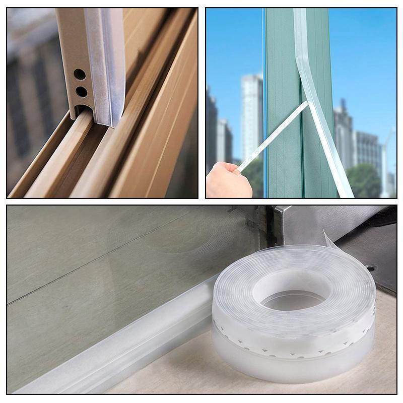 Silicone Weather Stripping Door Seal with Adhesive Backing