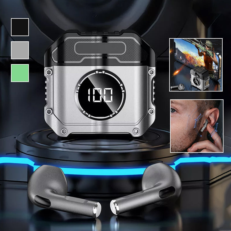 Noise-cancelling Digital Display Bluetooth Headphones