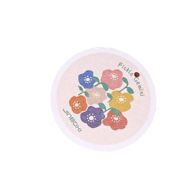 Kitchen flower print wood pulp cotton cloth